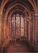 unknow artist, Interior from Sainte-Chapelle